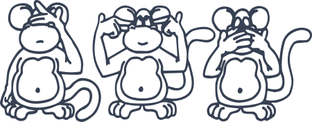 Monkeys See, Hear, Speak No Evil