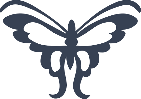 Comforting Butterfly Sticker