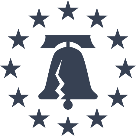 Liberty Bell With Stars Sticker