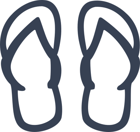 Flip Flops Thongs Decal