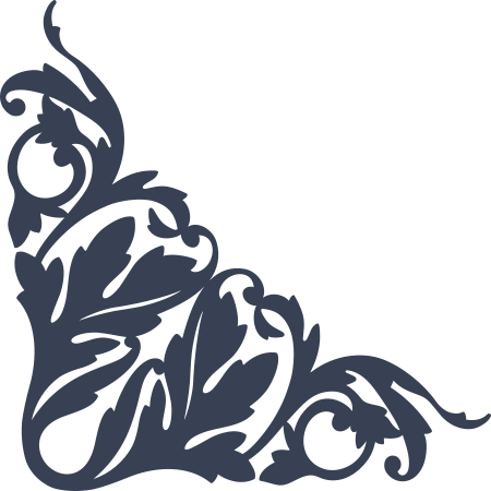 Decorative Corner Border Sticker