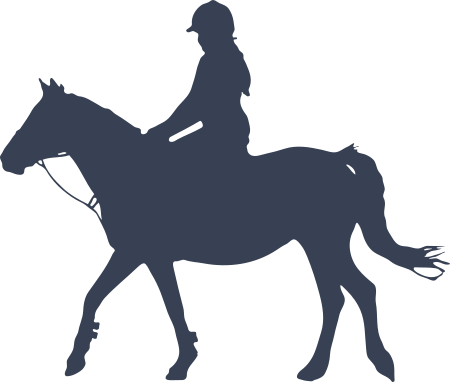 Cowgirl Showing a Horse Sticker