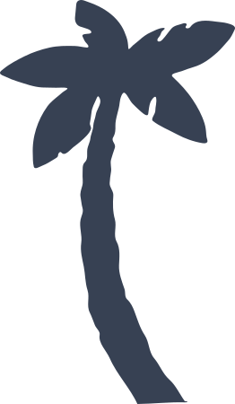 Single Palm Tree Sticker