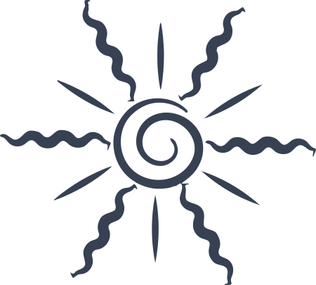 Sizzling Sun Sticker