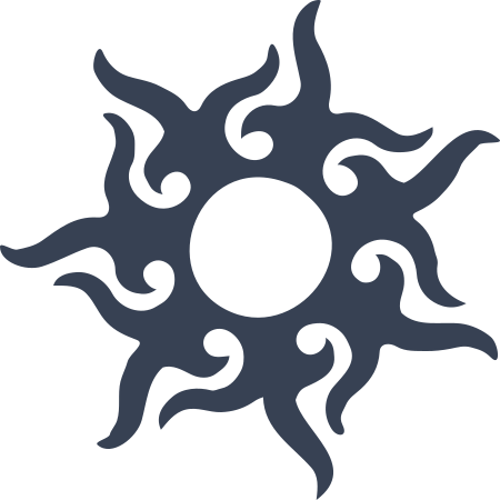 Unique Sun Sticker