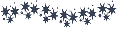 Twinkling Stars Border Sticker