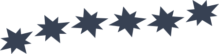 Bright Star Border Sticker