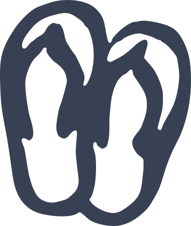 Flip Flops Thongs Sandals Decal