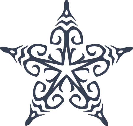 Detailed Star Sticker
