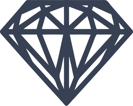 Diamond Outline Sticker