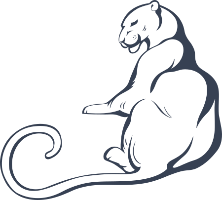 Cheetah Laying Down Sticker