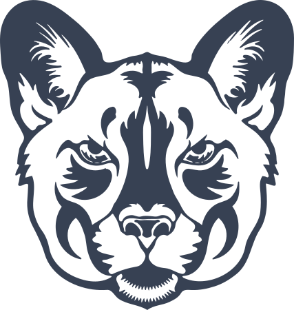 Grumpy Bobcat Face Sticker