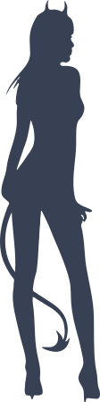Skinny She Devil Sticker