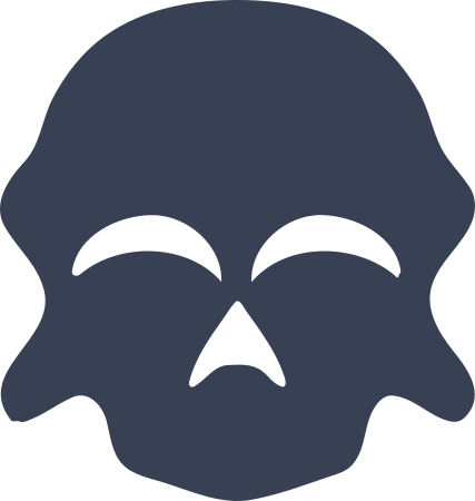 Joyful Skull Sticker