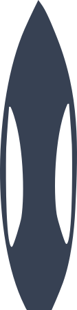 Surfboard Standing Sticker