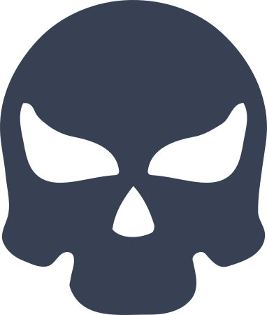 Awesome Skull Sticker