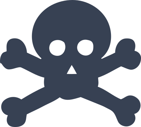 Skull and Cross Bones Sticker