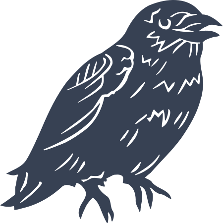 Crow Bird Decal