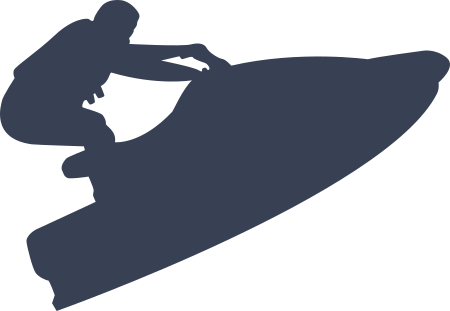 Jet Skier Sticker