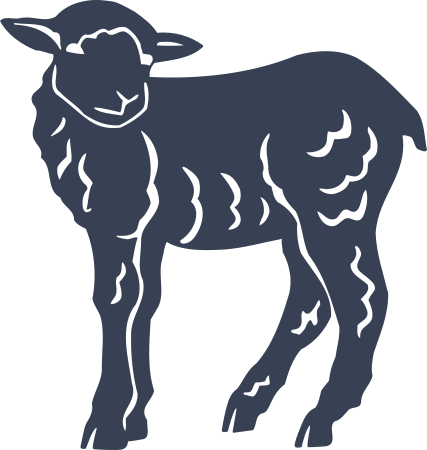 Lamb Sticker
