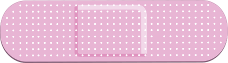 Pink Band Aid Bandage Sticker