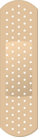 Simple Band Aid Bandage Sticker