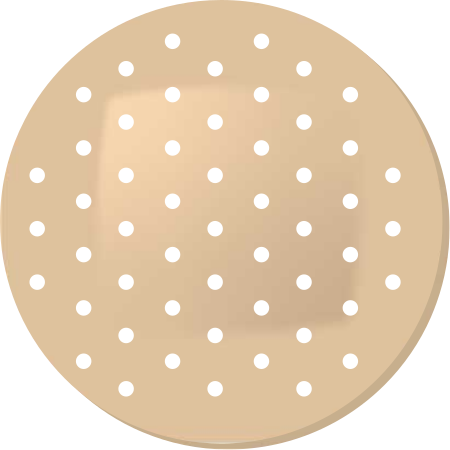 Circlular Band Aid Bandage Sticker