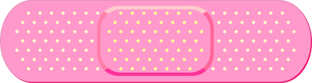 Pink Band Aid Bandage Sticker Decal