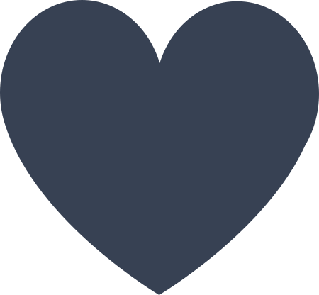 Solid Heart Sticker