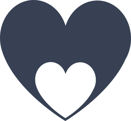 Small Cut Out Heart Sticker