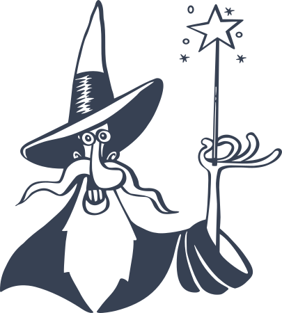 Wacky Wizard Sticker