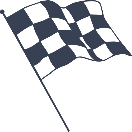 Checkered Racing Flag Decal