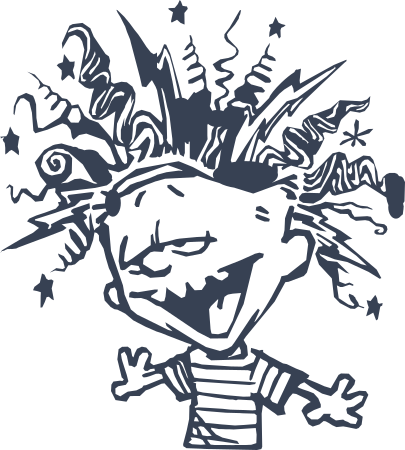 Boy High Sticker