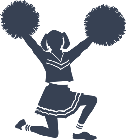 Cheerleader Decal