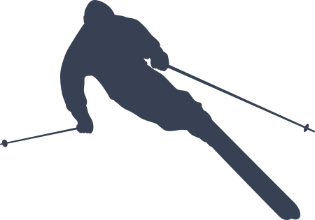 Skier Decal