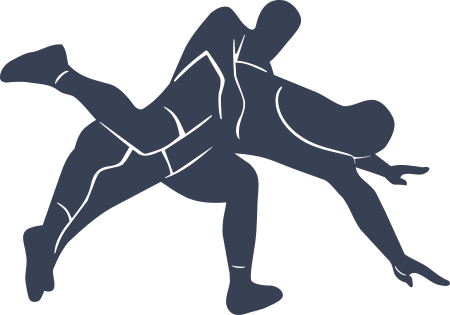 Wrestlers Wrestling Decal