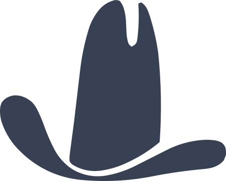 Tall Cowboy Hat Sticker