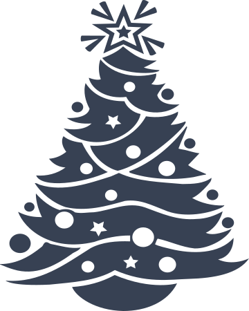 Christmas Tree Decal