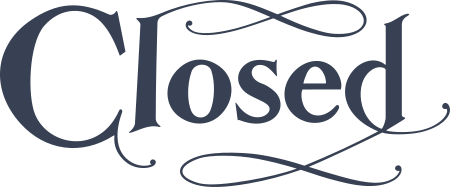 Closed Vinyl Lettering Sticker