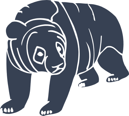 Chubby Bear Sticker