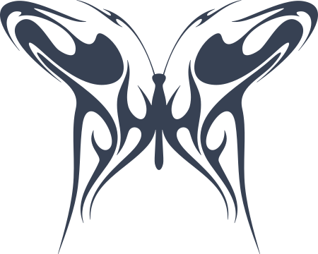 Awesome Butterfly In Flames Sticker