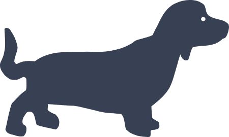 Short Dog Sticker