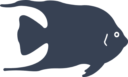 Delicate Fish Sticker