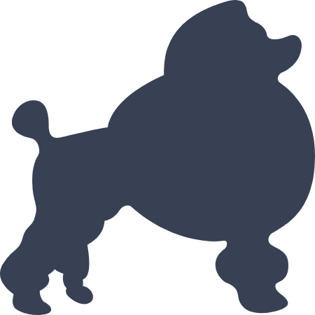 Poodle Sticker