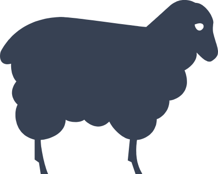 Sad Sheep Sticker