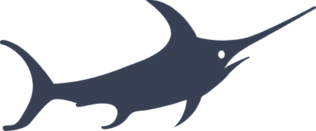 Cool Swordfish Sticker