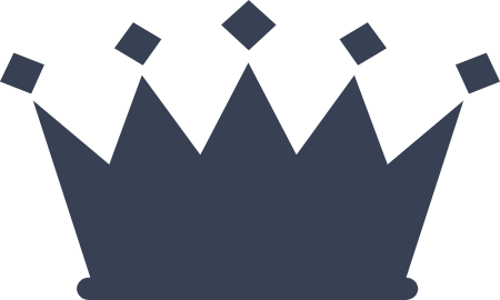 Crown With Diamond Tops Sticker