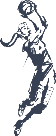 Girl Basketball Player Sticker