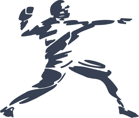 Football Player Sketch Sticker