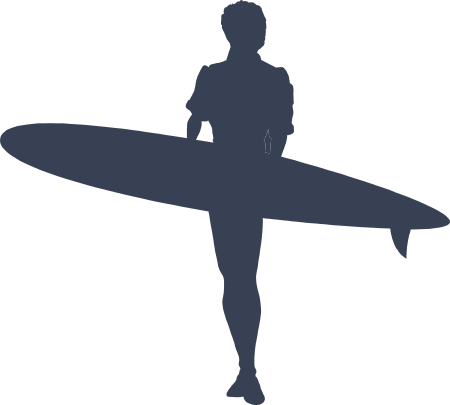 Surfer Sticker